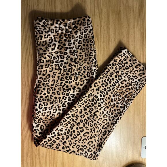 Chico’s Animal Print Ponte stretch so slimming Juliet Ankle Pant Size .5 S Sand - Picture 4 of 13